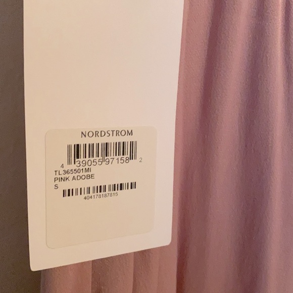 Pink Adobe Velvet & Satin Leith dress size S - Picture 6 of 6